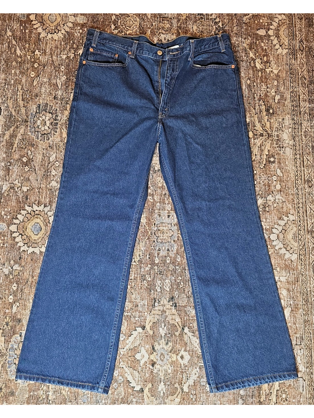 Levi's 517 Boot Cut Jeans Mens 40x30 Dark Wash Western Cowboy Denim Cotton